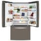 GE Appliances 22.1 Cu. Ft. Counter-Depth French-Door Refrigerator in Slate, , large