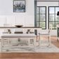 Steve Silver Hyland Counter Table with 20" Leaf in Milk and Honey - Table Only, , large