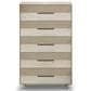 BDI Kava 5-Drawer Chest in Washed Oak, , large