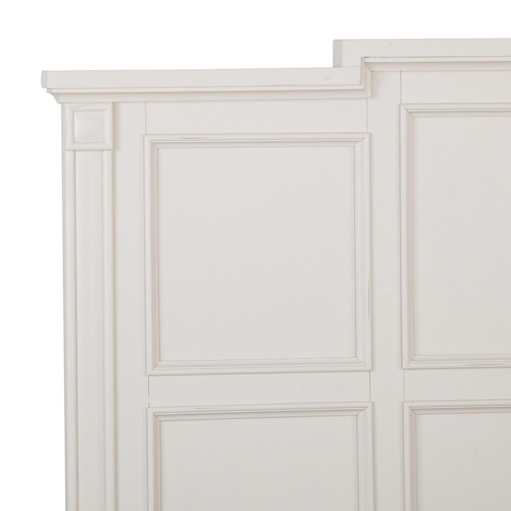 Nicolette Home Willowbrook Queen Panel Bed in Egg Shell White, , large