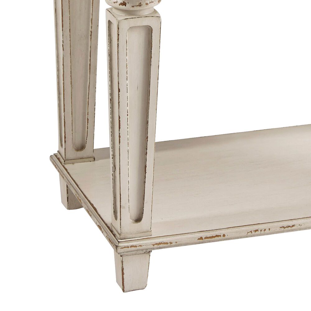 Ashley Realyn 1 Drawer Nightstand in Chipped White and Brown, , large