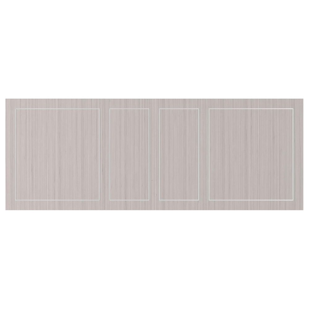 Bernhardt Stratum Dining Table in Mist, Fossil and Polished Nickel - Table Only, , large