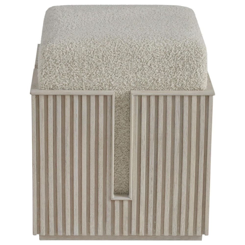 Universal Furniture Carmen Bunching Stool in White Oak, , large