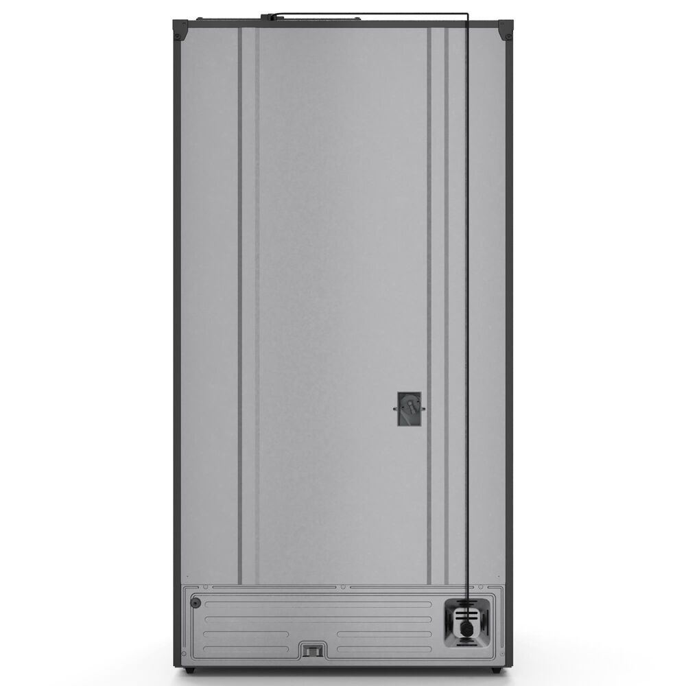THOR KITCHEN Gordon Ramsay 20.3 Cu. Ft. Counter Depth French Door Refrigerator with Stainless Steel Handle Kit in Black, , large
