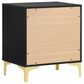 Pacific Landing Kendall 4-Piece Queen Upholstered Bedroom Set in Black and Gold, , large