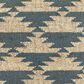 Surya Gada 18" Toss Pillow in Teal/Khaki/Beige, , large