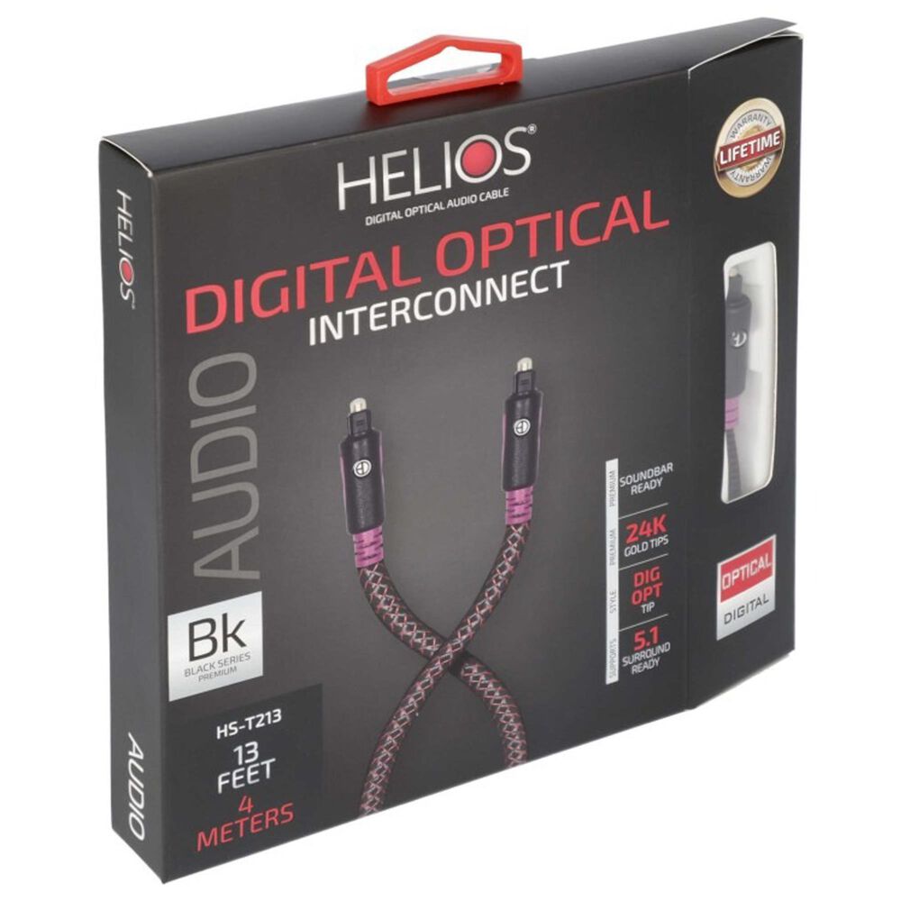 Helios 13 Ft Optical Cable in Black, , large