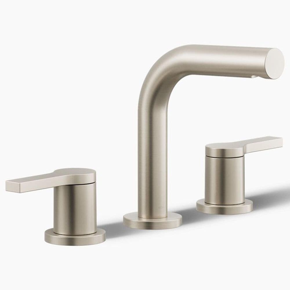 Kohler Elate Widespread Bathroom Sink Faucet in Vibrant Brushed Nickel, , large