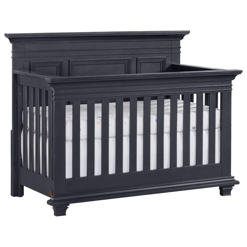 Oxford Baby Weston 2-Piece Crib and Chifferobe Nursery Set in Midnight Slate, , large