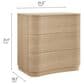 Modway Mirae 3-Drawer Dresser in Brushed Light Oak, , large