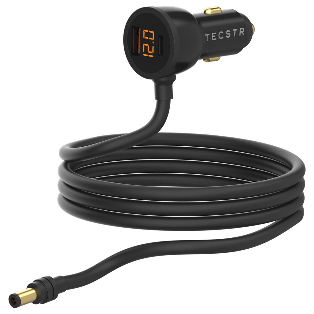 Starlink 10 Ft 3-Port Car Charger in Black, , large