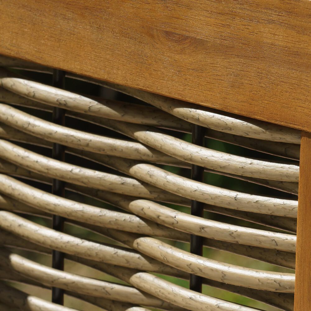 Linon Home Decor Chaddsley Patio Arm Chair in Beige, , large