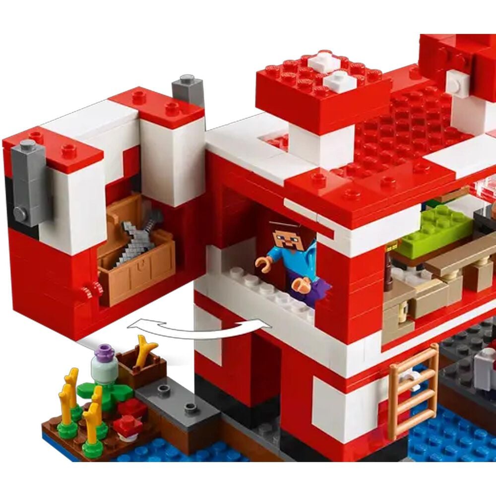 LEGO Minecraft The Mooshroom House, , large