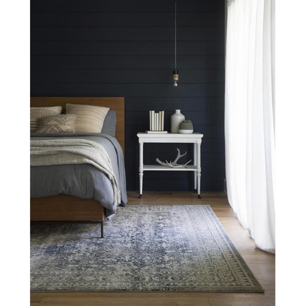 Magnolia Home Everly VY-04 5&#39;3&quot; x 7&#39;8&quot; Slate Area Rug, , large