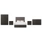 Urban Home Oxford 5-Piece Queen Bedroom Set in Gray, , large