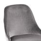 LumiSource Marcel Side Chair with Silver Velvet Cushion in Gold (Set of 2), , large