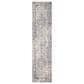 Surya Liverpool Black, Gray, Light Slate, White, Ivory, Brown and Olive 2"7" x 10"2" Runner, , large