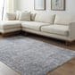 Surya Dresden DRE-2319 Medium Gray, Gray, White, Light Slate, Mustard and Rust 7"10" x 10"2" Area Rug, , large