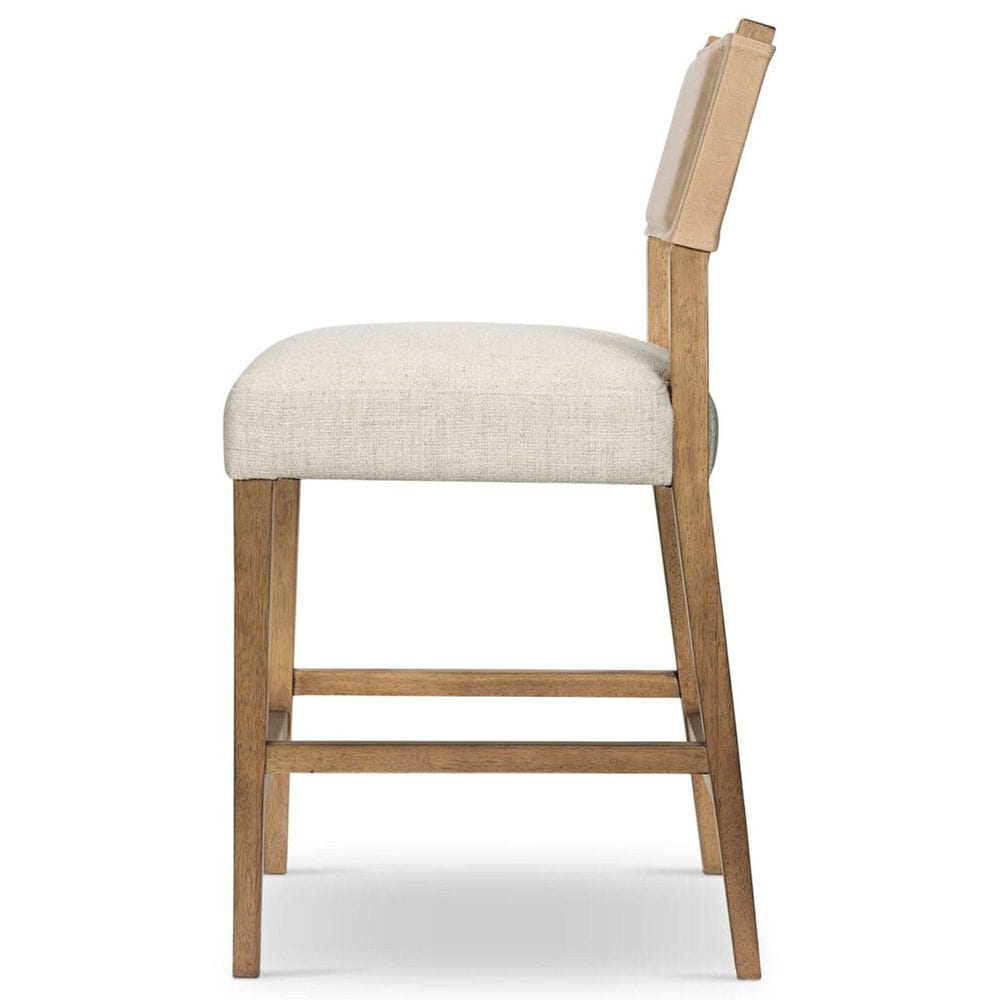 Four Hands Ferris Counter Stool in Thames Cream and Winchester Beige, , large