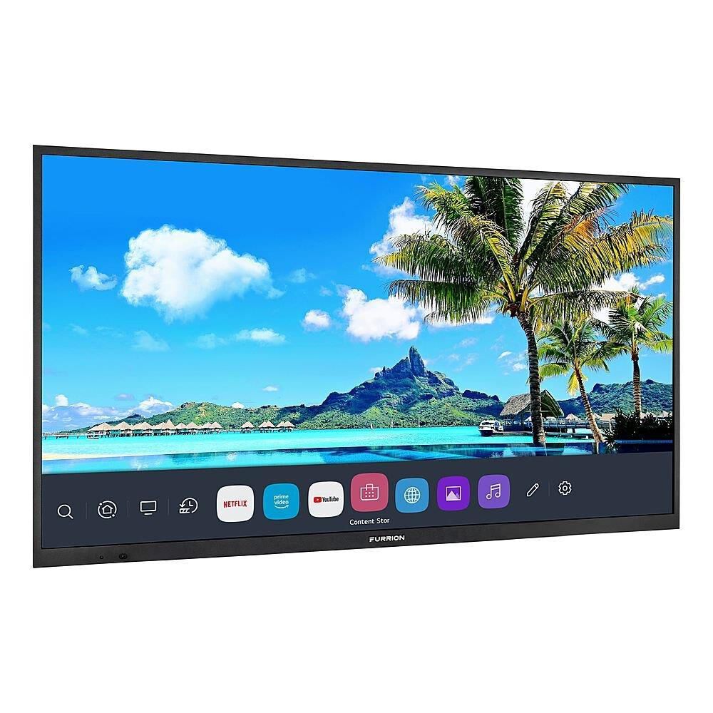 Furrion 75" Aurora Full-Sun HD LED Outdoor Smart TV with HDR10 with Aurora 2.1 Outdoor Soundbar with Wireless Subwoofer, , large
