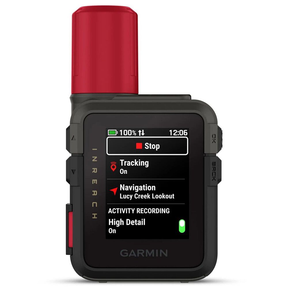 Garmin inReach Mini 3 Plus Satellite Communicator with Photo and Voice Messaging in Black and Red, , large