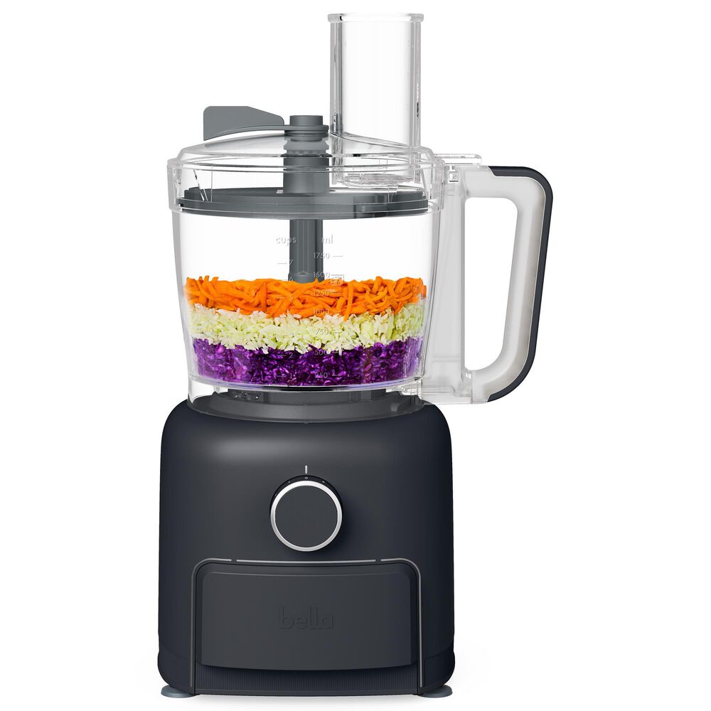Bella Prep and Store 10-Cup Food Processor in Slate, , large