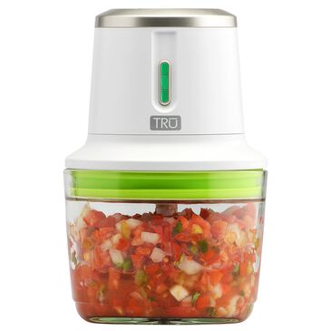 TRU TRU 3.5-Cup Cordless Rechargeable 2-Speed Chopper in White, , large