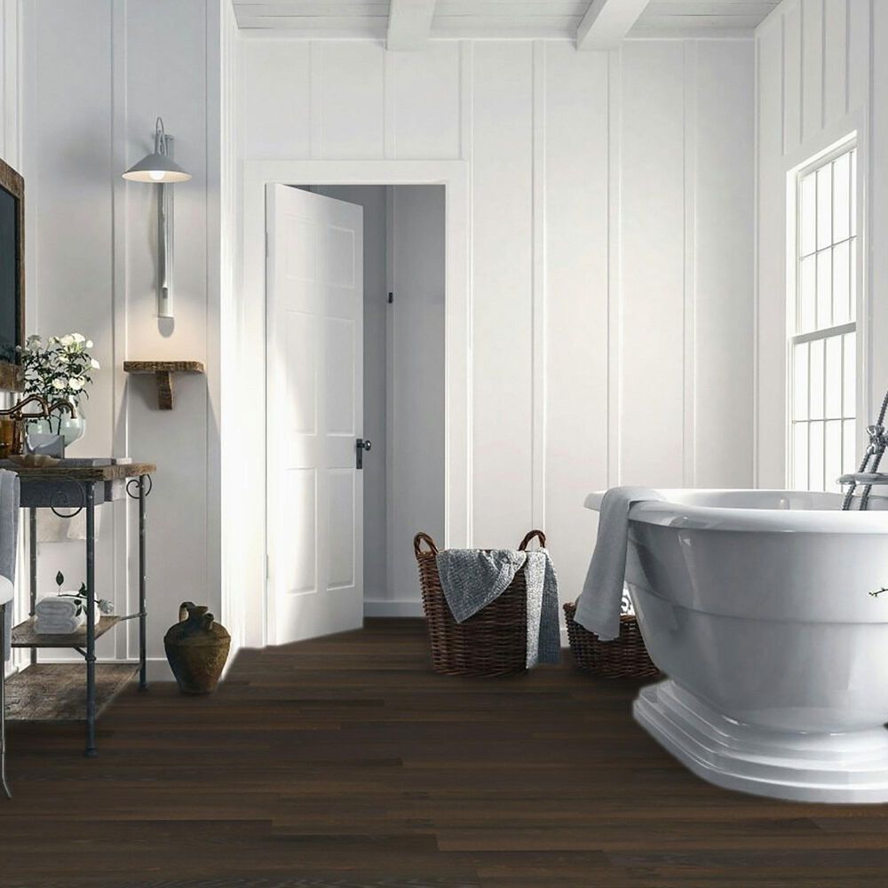 Mohawk Ellenwood Forest Brown Oak 7.5&quot; x 54&quot; Luxury Vinyl Plank, , large