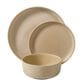 Gibson Homewares Bryant Park 12-Piece Dinnerware Set in Matte Cream, , large
