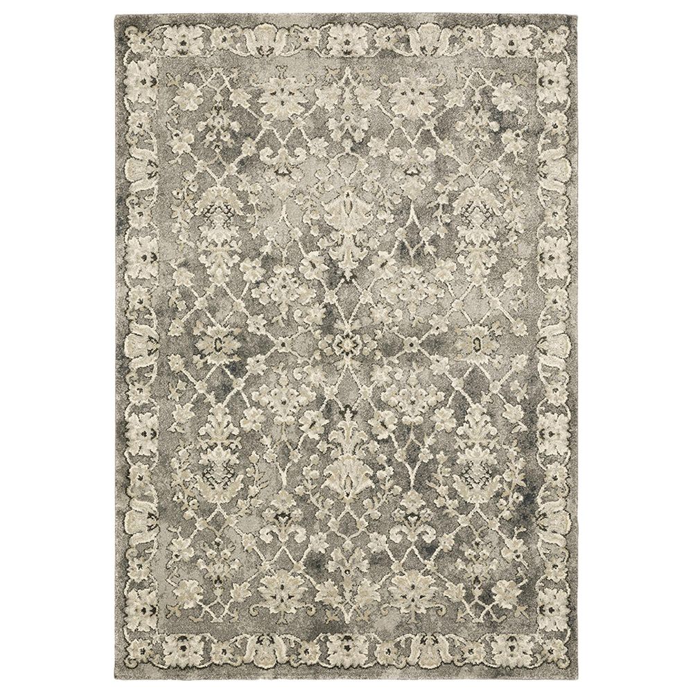 Oriental Weavers Florence Hialeah 1002E 5"3" x 7"6" Grey Area Rug, , large