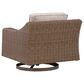 Ashley Laguna Heights Patio Swivel Lounge Chair in Beige, , large