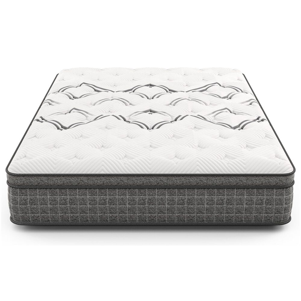 Hearth and Haven Diamond  Soto Copper Medium Euro Top Queen Mattress, , large