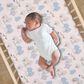 Lambs and Ivy Sleepytime Bear 3-Piece Baby Nursery Crib Bedding Set in Brown, White, Gray and Rust, , large