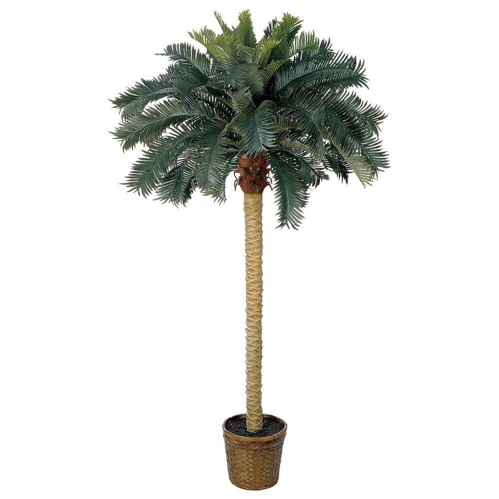 Nearly Natural Inc 6" Sago Palm Silk Tree, , large