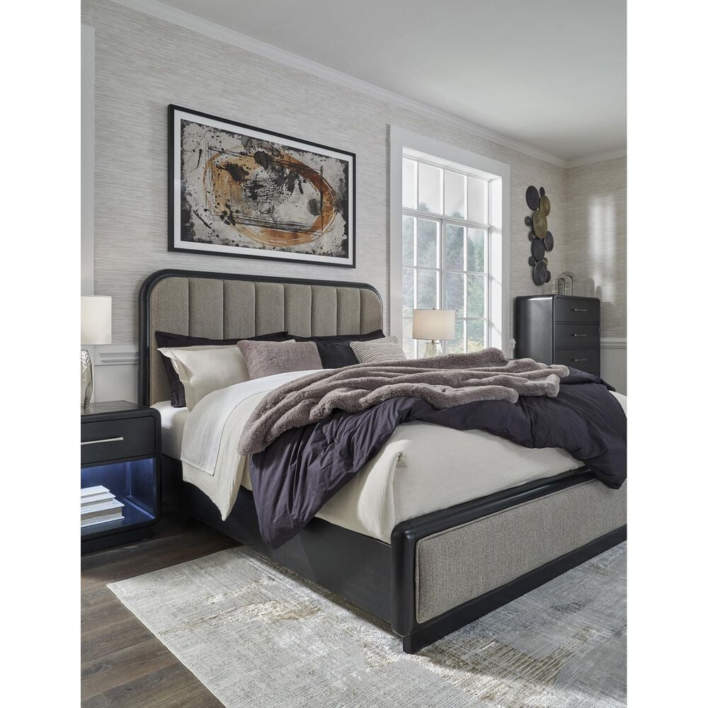 Millenium Rowanbeck Nightstand in Black, , large