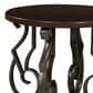 Ashley Frallyn End Table in Dark Brown and Dark Pewter, , large