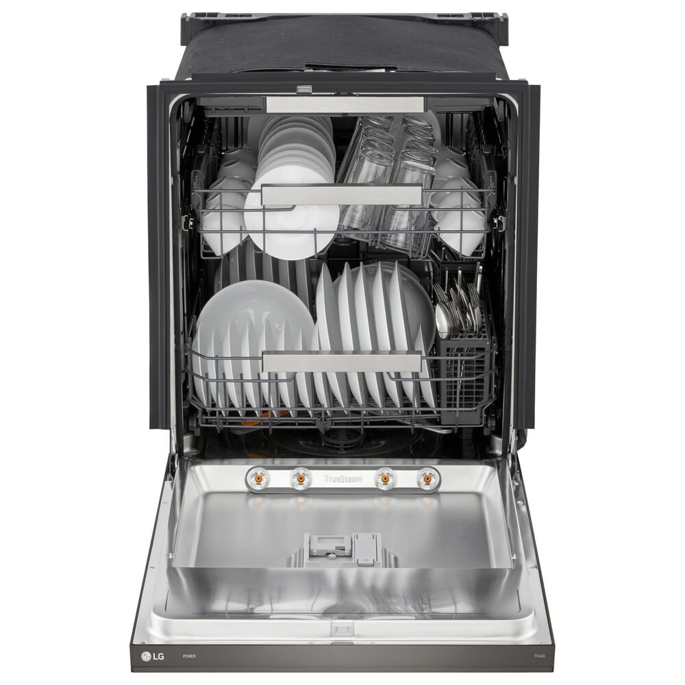 LG 24&quot; Built-In Pocket Handle Dishwasher with 3rd Rack in Black Stainless Steel, , large