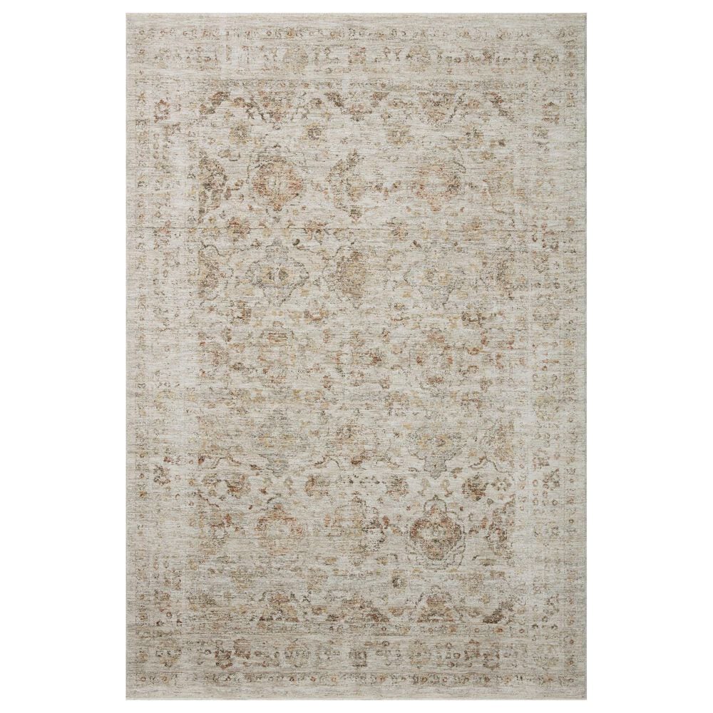Amber Lewis x Loloi Honora 3"9" x 5"9" Beige and Spice Area Rug, , large