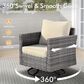 HOMLUX 7 Piece Outdoor Patio Set in Beige, , large