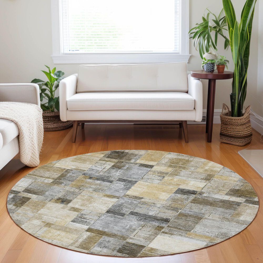 Dalyn Rug Company Ravenna RN4 8&#39; Round Granite Area Rug, , large