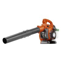 orange and gray leaf blower