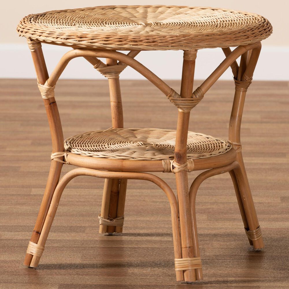 Baxton Studio Abbey Coffee Table in Natural Brown, , large