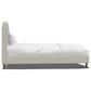 Jonathan Louis Design Lab Queen Platform Bed with Thrillist Pearl Upholstered in Walnut, , large