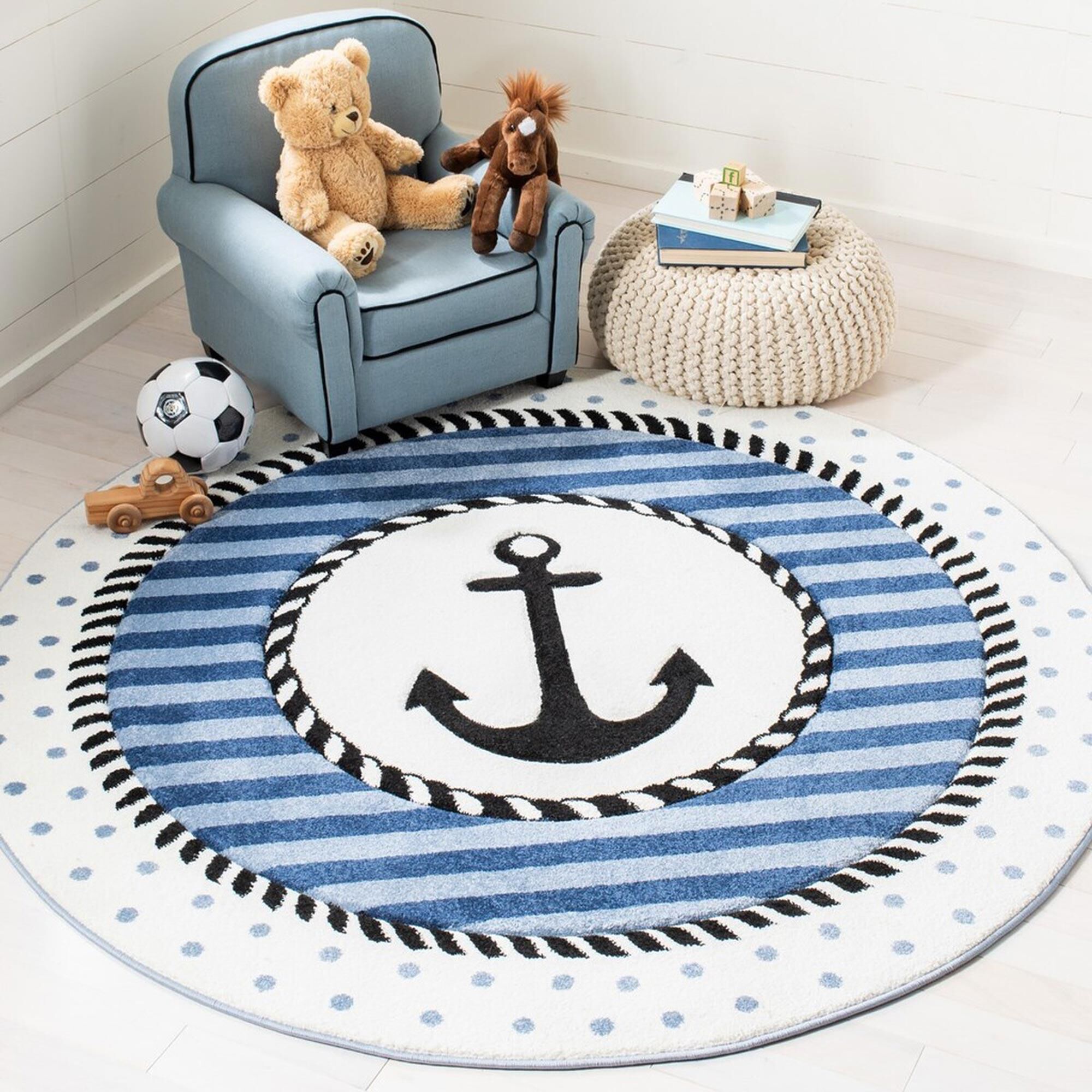 Kids nautical rug 2025