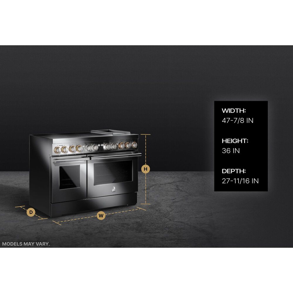 JennAir 6.3 Cu. Ft. Electric Induction Range in Stainless Steel, , large