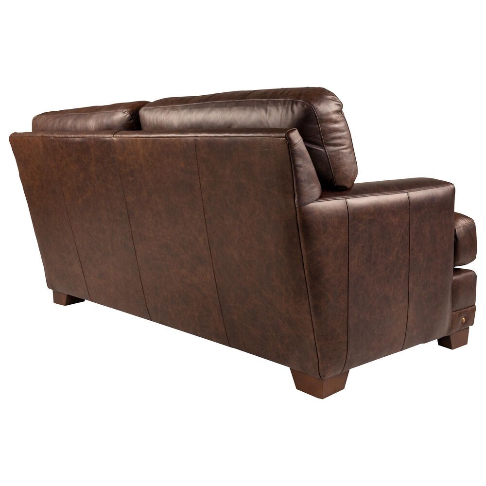 Hickorycraft Manhattan Leather Loveseat in Winslow, , large