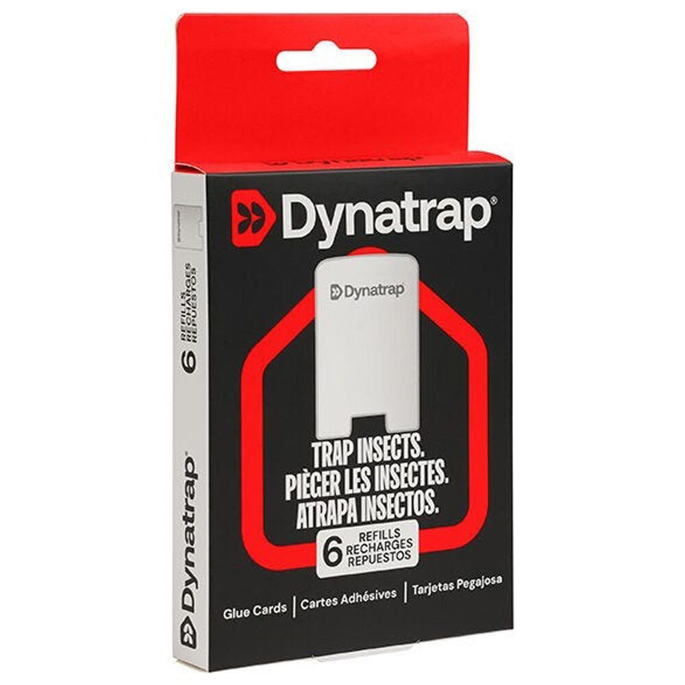 Dynamic Solutions Worldwide Replacement Glue Cards for LED Indoor Fly Trap in White &#40;Set of 6&#41;, , large