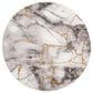 Safavieh Craft CFT877F 8" Round Grey and Gold Area Rug, , large