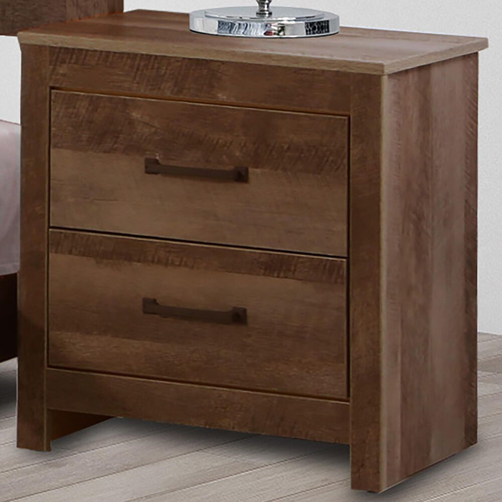 Seven Stars Gilliam 2 Drawer Nightstand in Cheyenne, , large