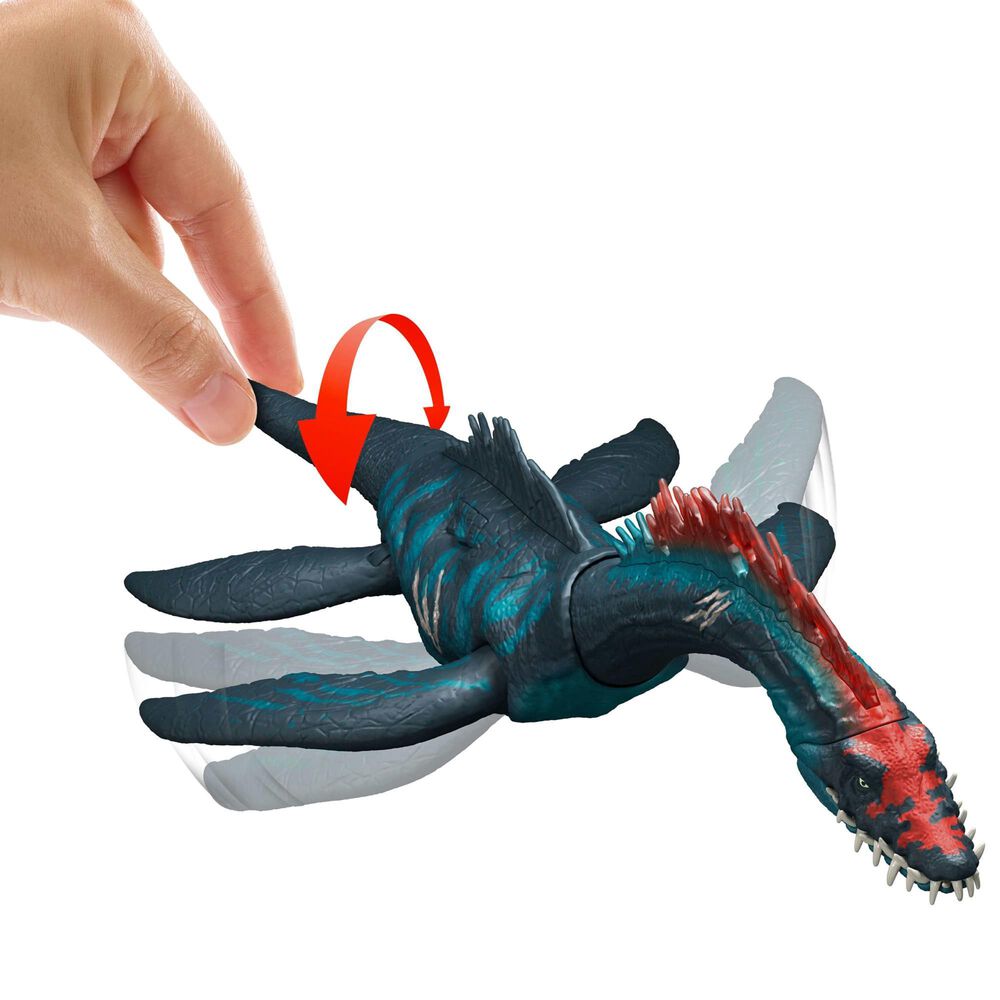 Mattel Chaos Theory Gigantic Trackers Styxosaurus Dinosaur Figure, , large